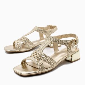 LOW HEELED SANDALS 143813/1 XTI GOLD