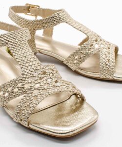 LOW HEELED SANDALS 143813/1 XTI GOLD