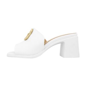 MULES WITH GOLDEN DETAIL AI7961.F4914.DS GIANNA KAZAKOU WHITE