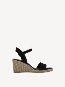 VEGAN PLATFORMS 1-28300-42 001 TAMARIS BLACK