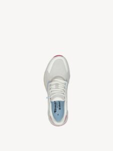 SNEAKERS WITH COLORFUL DETAILS 1-23700-44 197 TAMARIS WHITE