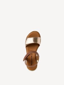 PLATFORM SANDALS 1-28220-44 392 TAMARIS BROWN