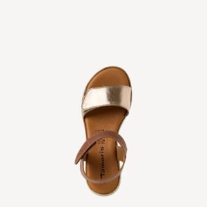 PLATFORM SANDALS 1-28220-44 392 TAMARIS BROWN