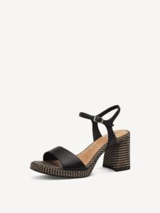 HIGH HEEL SANDALS 1-28342-44 098 TAMARIS BLACK