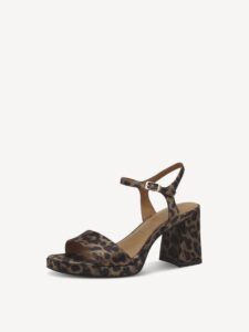 HIGH HEEL SANDALS 1-28343-44 360 TAMARIS LEOPARD
