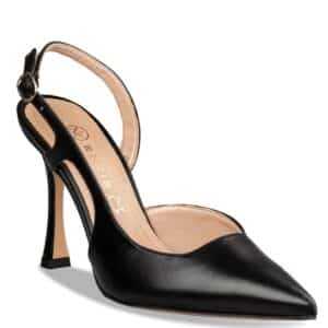 D’ ORSEY HIGH HEELED SLINGBACK PUMPS E02-21734-34 ENVIE SHOES BLACK