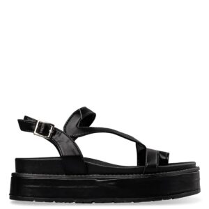FLATFORM SANDALS E64-21051-34 ENVIE SHOES BLACK