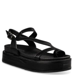 FLATFORM SANDALS E64-21051-34 ENVIE SHOES BLACK