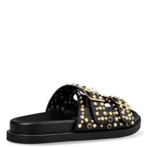 FLATFORM SANDALS E96-21325-34 ENVIE SHOES BLACK