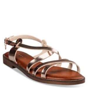 FLAT SANDALS E96-21334-13 ENVIE SHOES  ROSEGOLD