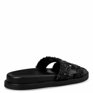 FLATFORM SANDALS E96-21502-34 ENVIE SHOES BLACK