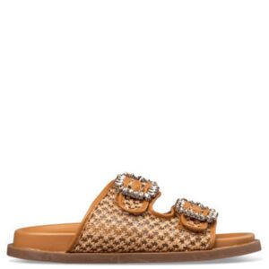 FLATFORM SANDALS E84-21233 ENVIE SHOES BEIGE