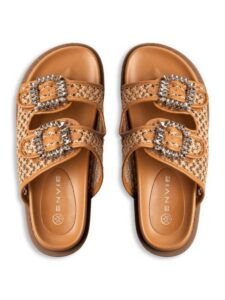 FLATFORM SANDALS E84-21233 ENVIE SHOES BEIGE
