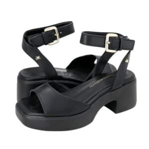 MID HEEL SANDALS F5894 GIANNA KAZAKOY BLACK