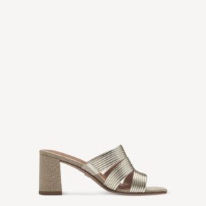 VEGAN HIGH HEEL MULE 1-27226-42 933 TAMARIS METALLIC