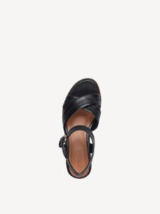 PLATFORM SANDALS 1-28202-42 003 TAMARIS BLACK