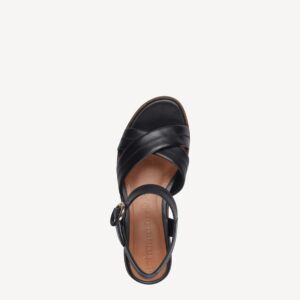 PLATFORM SANDALS 1-28202-42 003 TAMARIS BLACK