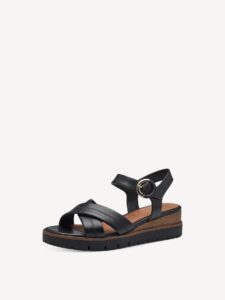 PLATFORM SANDALS 1-28202-42 003 TAMARIS BLACK