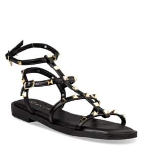 GLADIATOR SANDALS E96-21390-34 ENVIE SHOES BLACK