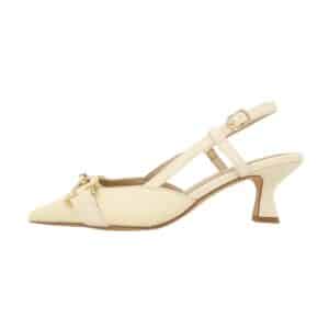 SLINGKBACK WITH BEIGE DETAILS 3212-GK1/1 GIANNA KAZAKOU BEIGE