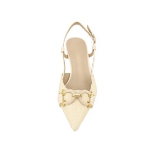 SLINGKBACK WITH BEIGE DETAILS 3212-GK1/1 GIANNA KAZAKOU BEIGE
