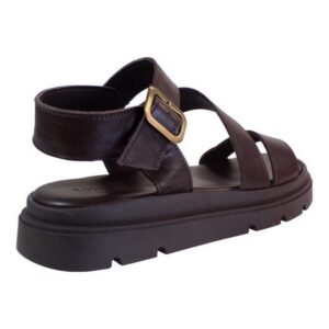 LEATHER FLATFORM SANDAL 51268-722 COMMANCHERO BROWN