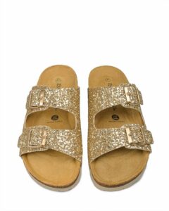 FLATFORM SANDALS 180010/3 PARADISE BIOS GLITTER GOLD