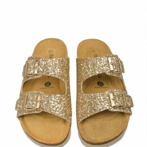 FLATFORM SANDALS 180010/3 PARADISE BIOS GLITTER GOLD