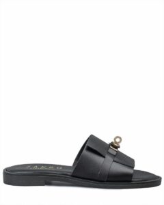 FLATFORM SANDAL WITH GOLD DETAIL VENUS-51127 BAROCCO BLACK