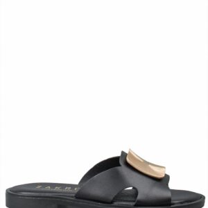 FLATFORM SANDAL WITH GOLD DETAIL VENUS-51136 BAROCCO BLACK