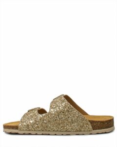 FLATFORM SANDALS 180010/3 PARADISE BIOS GLITTER GOLD