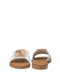 FLATFORM SANDAL WITH GOLD DETAIL VENUS-51136/1 BAROCCO WHITE