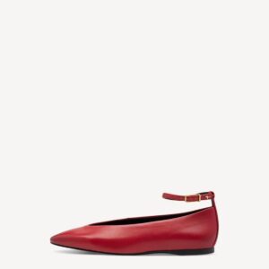 FLATFORM BALLERINA 1-22161-45 500 TAMARIS RED