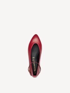 FLATFORM BALLERINA 1-22161-45 500 TAMARIS RED