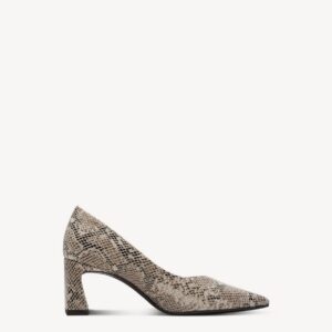 MIDDLE HEELED PUMPS 1-22453-45 TAMARIS BEIGE SNAKE