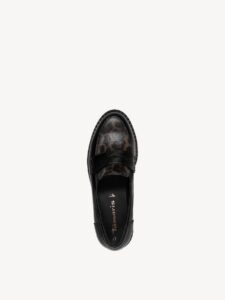 LOAFERS WITH LEOPARD DETAIL 1-24312-41 329 TAMARIS BROWN