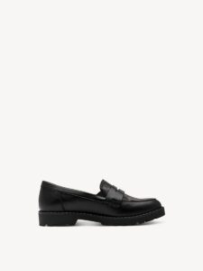 LOAFERS WITH LEOPARD DETAIL 1-24312-41 329 TAMARIS BROWN