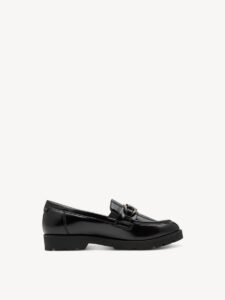 LOAFERS WITH GOLD DETAIL 1-24661-45 001 TAMARIS BLACK
