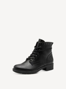 LOW HEELED ANKLE BOOTS 1-25133-45 TAMARIS BLACK