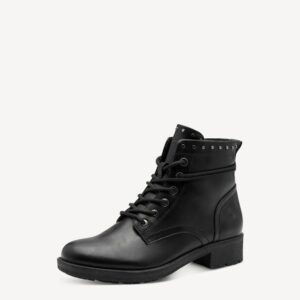 LOW HEELED ANKLE BOOTS 1-25133-45 TAMARIS BLACK