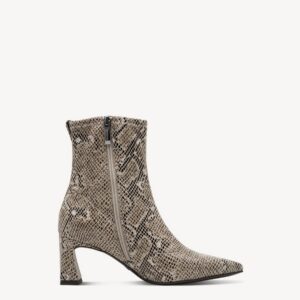 MIDDLE HEELED BOOTS 1-25315-45 TAMARIS BEIGE SNAKE
