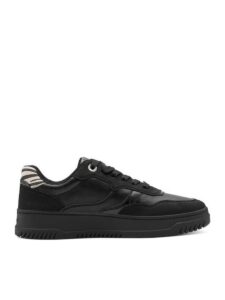 FLATFORM SNEAKERS WITH LEOPARD DETAILS 5-23632-45 S.OLIVER BLACK