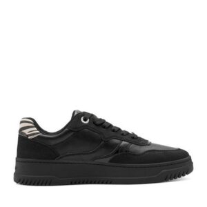 FLATFORM SNEAKERS WITH LEOPARD DETAILS 5-23632-45 S.OLIVER BLACK