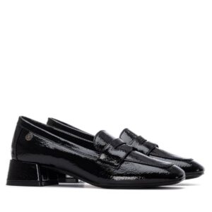LOW HEELED LOAFERS 144243 XTI BLACK