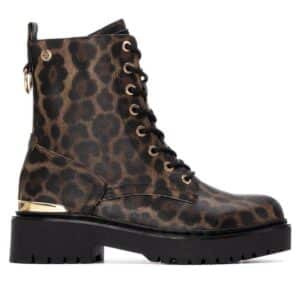 ARMY  BOOTS WITH GOLD DETAILS 144391 XTI LEOPARD