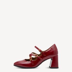 HIGH HEELED PUMPS 1-22458-45 TAMARIS RED