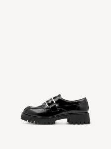 LOAFERS WITH SILVER DETAILS 1-24766-45 TAMARIS BLACK