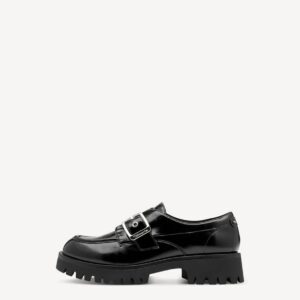 LOAFERS WITH SILVER DETAILS 1-24766-45 TAMARIS BLACK