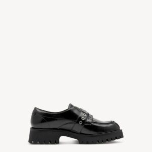 LOAFERS WITH SILVER DETAILS 1-24766-45 TAMARIS BLACK