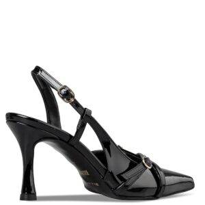 SLINGBACK PUMPS E02-22091 ENVIE SHOES BLACK